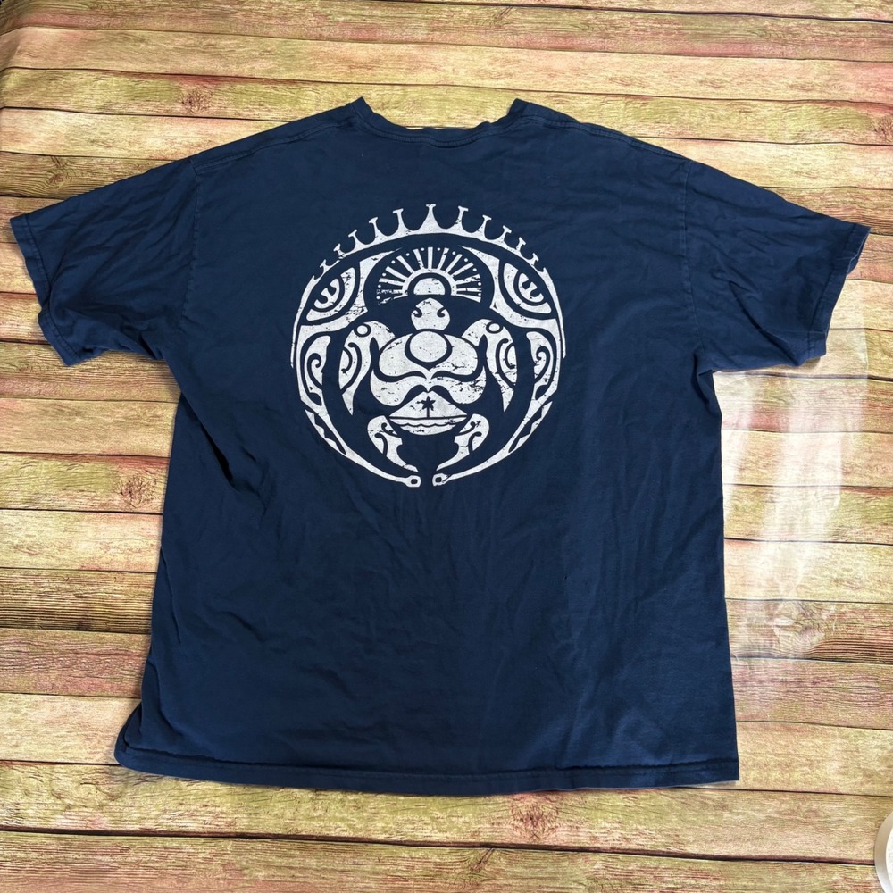 Hawaiian Island Creations HIC Tribal Sea Turtle Tee Baggy Skater Surf Indie XXL